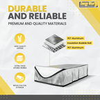 Energy Wise Attic Tent - 25"x54"x11", Air Tight Attic Door Insulation Cover With Easy Zipper Access - Energy Wise Brand